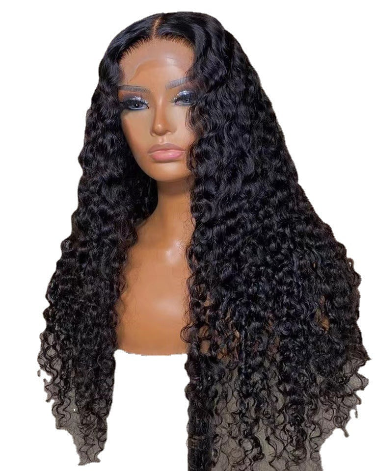 4x4 Transparent Lace Closure Wig 
Jerry Curly Virgin Human Hair