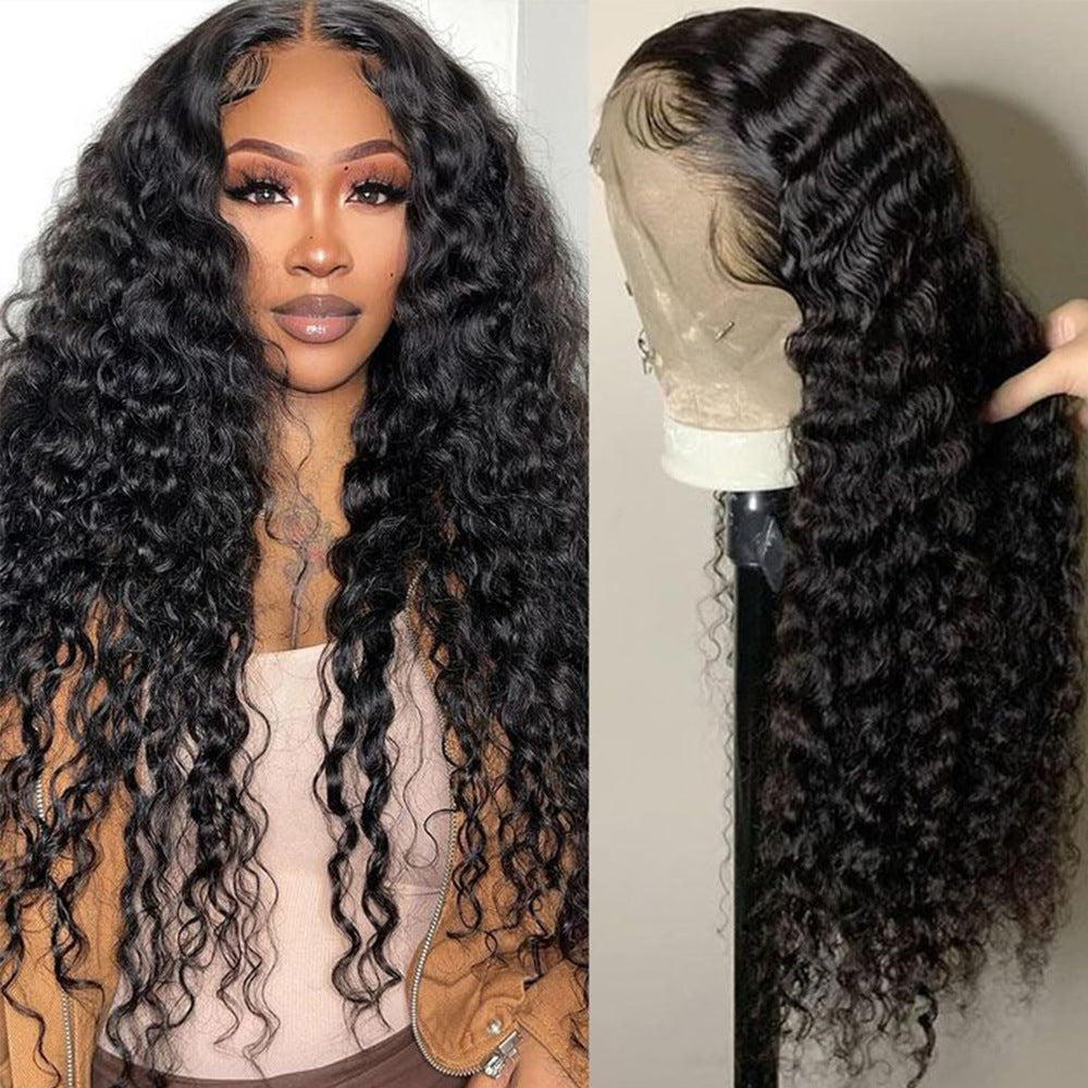 Wet and Wavy 13x4 Lace Frontal Wig Water Wave
Virgin Human Hair.