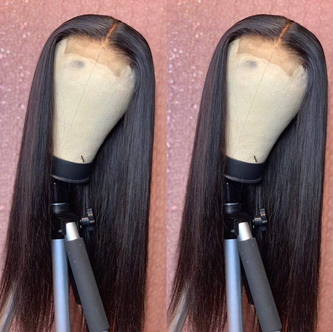 4x4 Transparent Lace Closure wig Striaght
Virgin Human hair.