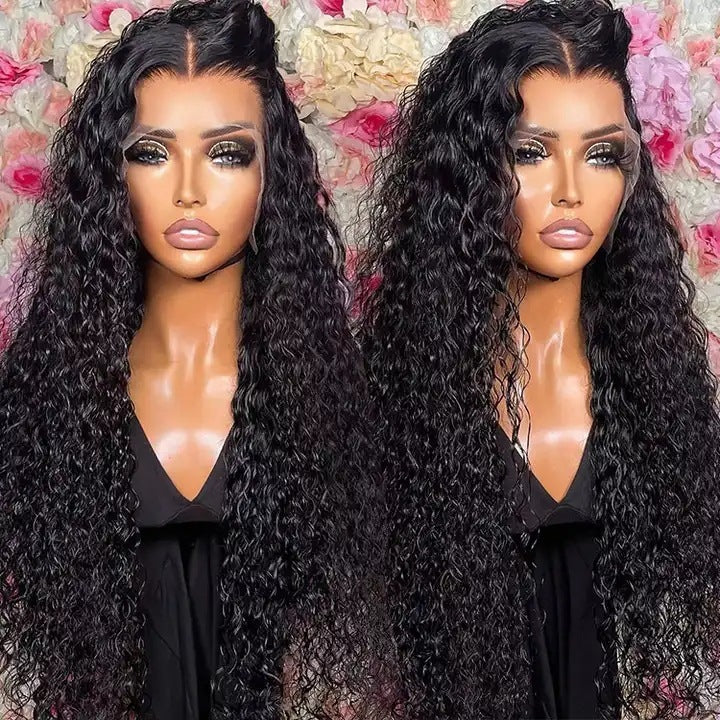Wet and Wavy 13x4 Lace Frontal Wig Water Wave
Virgin Human Hair.